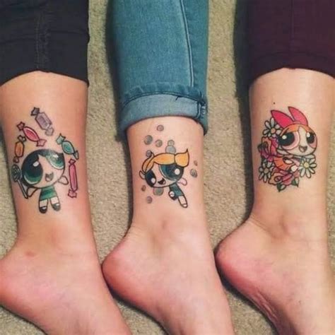 tatuajes de burbuja de las chicas superpoderosas|Tatuaje de las chicas super poderosas